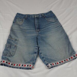 VINTAGE H JEANS BLUE DENIM SHORTS MENS SIZE 34 K883